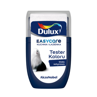 Farba Dulux EasyCare Kuchnia i Łazienka tester – biały satynowy