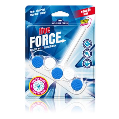 Kostka WC Five Force 50 g chlor morze General Fresh