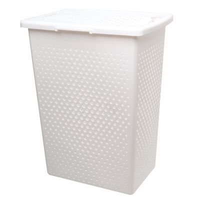 Kosz na pranie Malva Slim 37 l biały