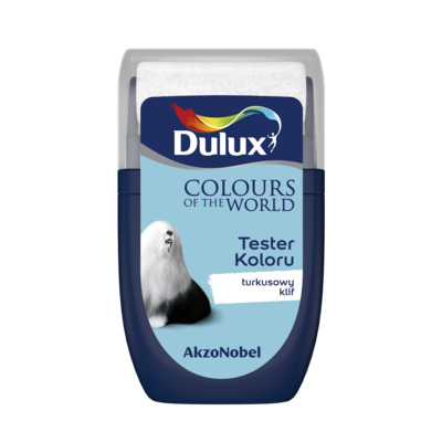 Farba lateksowa Dulux Kolory Świata tester – turkusowy klif