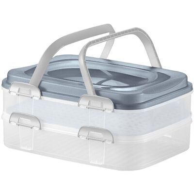 Pojemnik na ciasto Dolce 40 x 30 x 18 cm 2 piętra