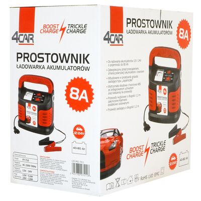 Prostownk 8 A 12/24 V 4Car