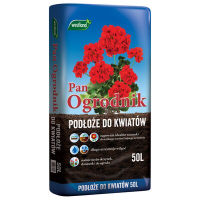 Podłoże do kwiatów Pan Ogrodnik worek 50 l Westland