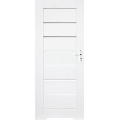 Skrzydło drzwiowe Prim slim 12 biały podcięcie 70 L