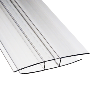 Profil łączący H z poliwęglanu - 2 m do płyt gr. 4,5 i 6 mm