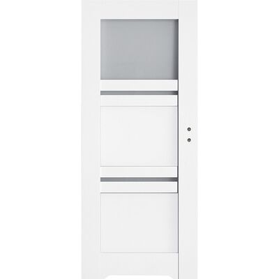 Skrzydło drzwiowe Dalia biały podcięcie 60 L