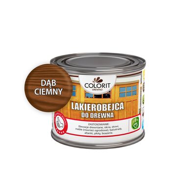Lakierobejca do drewna Dąb Ciemny 0,375 l Colorit Drewno