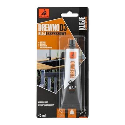 Dragon Klej do drewna D3 40 ml