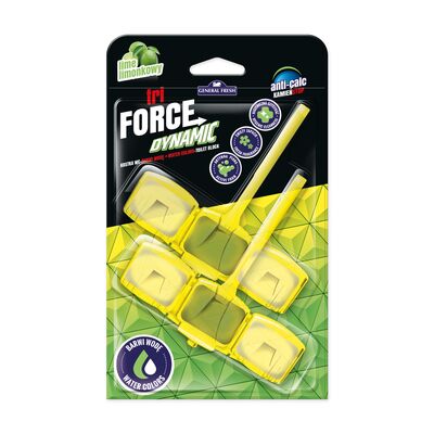 Kostka do WC TRI FORCE DYNAMIC 2 x 45 g limonka