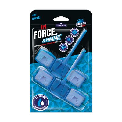 Kostka do WC TRI FORCE DYNAMIC 2 x 45 g morze