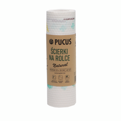 Ścierka na rolce Eko Liść 40 sztuk