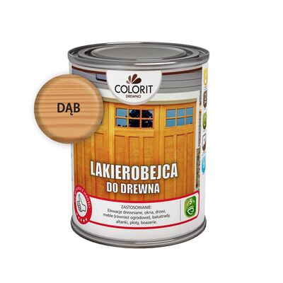 Lakierobejca do drewna Dąb 0,75 l Colorit Drewno