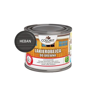 Lakierobejca do drewna Heban 0,375 l Colorit Drewno