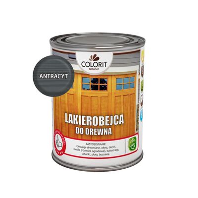 Lakierobejca do drewna Antracyt 0,75 l Colorit Drewno
