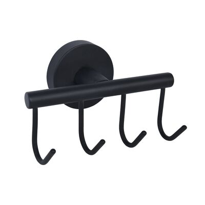 Wieszak FORYOU 4-hakowy czarny