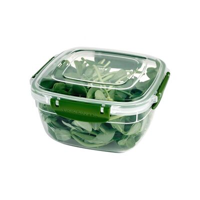 Pojemnik Lock Fresh 0,9 l 14,7 x 14,7 x 8,4 cm zielony