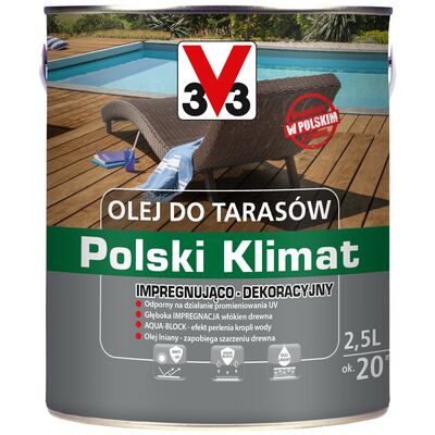 Olej do tarasów 2,5 l teak