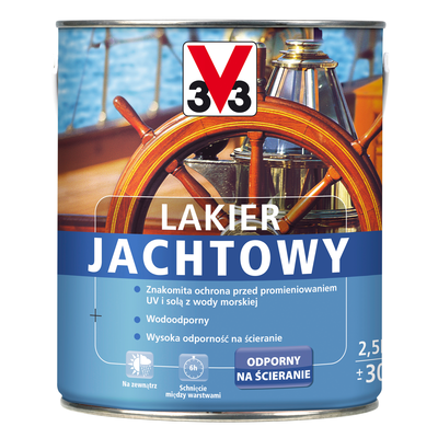Lakier Jachtowy bursztyn 2,5 l