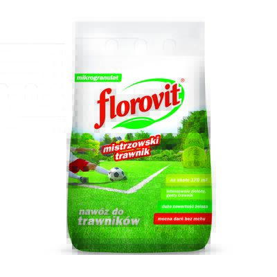 Nawóz do trawników z mchem worek 5 kg Florovit