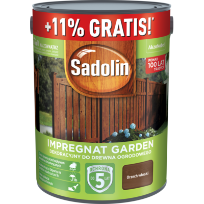 Impregnat do drewna Sadolin Garden Orzech Włoski 5,55 l