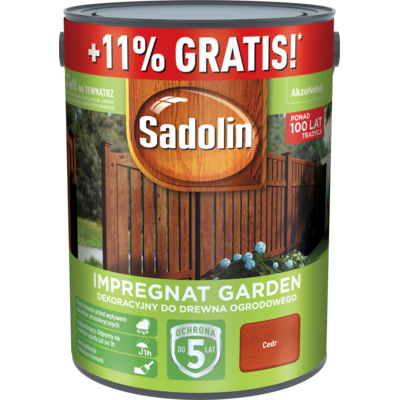 Impregnat do drewna Sadolin Garden Cedr 5,55 l