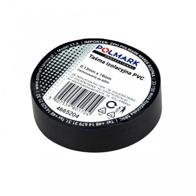 Taśmaizolacyjna PVC 19 mm x 20 m czarny