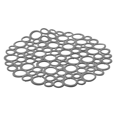 Kratka do zlewu okrągła szara PRACTIC