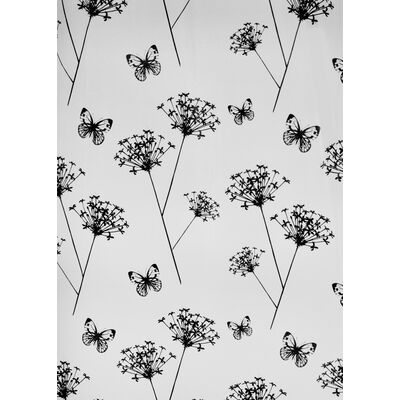 Zasłonka prysznicowa z kółeczkami BASIC FLOS 180 x 200 cm biały