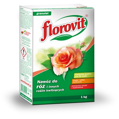 Nawóz do róż i innych roślin kwitnących karton 1 kg Florovit