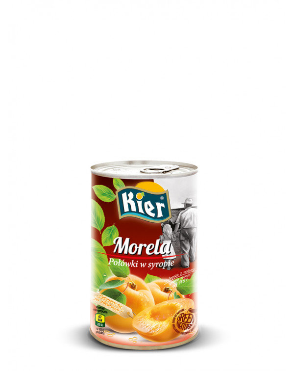 Kier Morela Połówki W Lekkim Syropie 420G