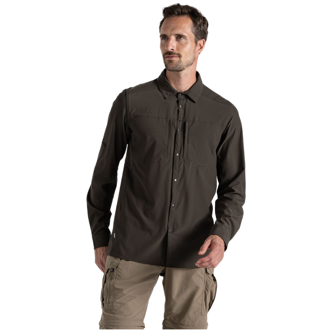 Koszula męska Craghoppers NosiLife Pro Long Sleeved Shirt V Rozmiar: XL / Kolor: zielony