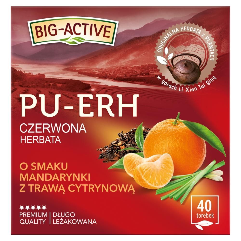 Big-Active Pu-erh Mandarynka Trawa Cytrynowa Ex40