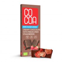 Cocoa Czekolada creamy z truskawkami bez dodatku cukru 40 g Bio