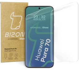 Bizon Folia hydrożelowa na ekran Glass Hydrogel Front do Huawei Pura 70, 2 sztuki