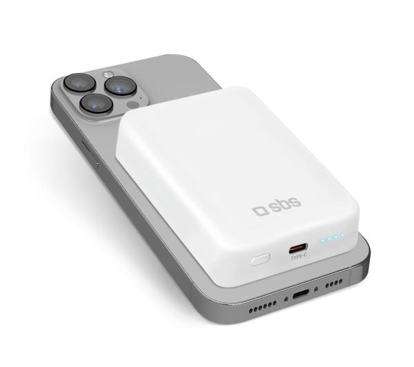 SBS TEBB10000MAG1CW  10000mAh Magsafe10W Biały