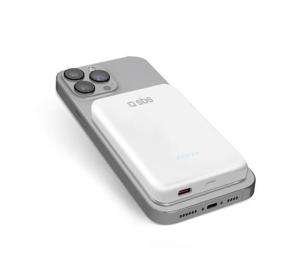 SBS TEBB5000MAGSPD20W 5000mAH PD 20W Biały
