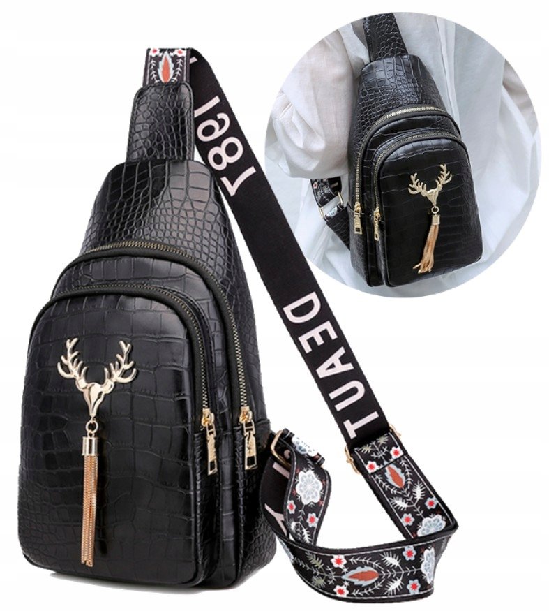 Plecak Czarny Damski Skórzany