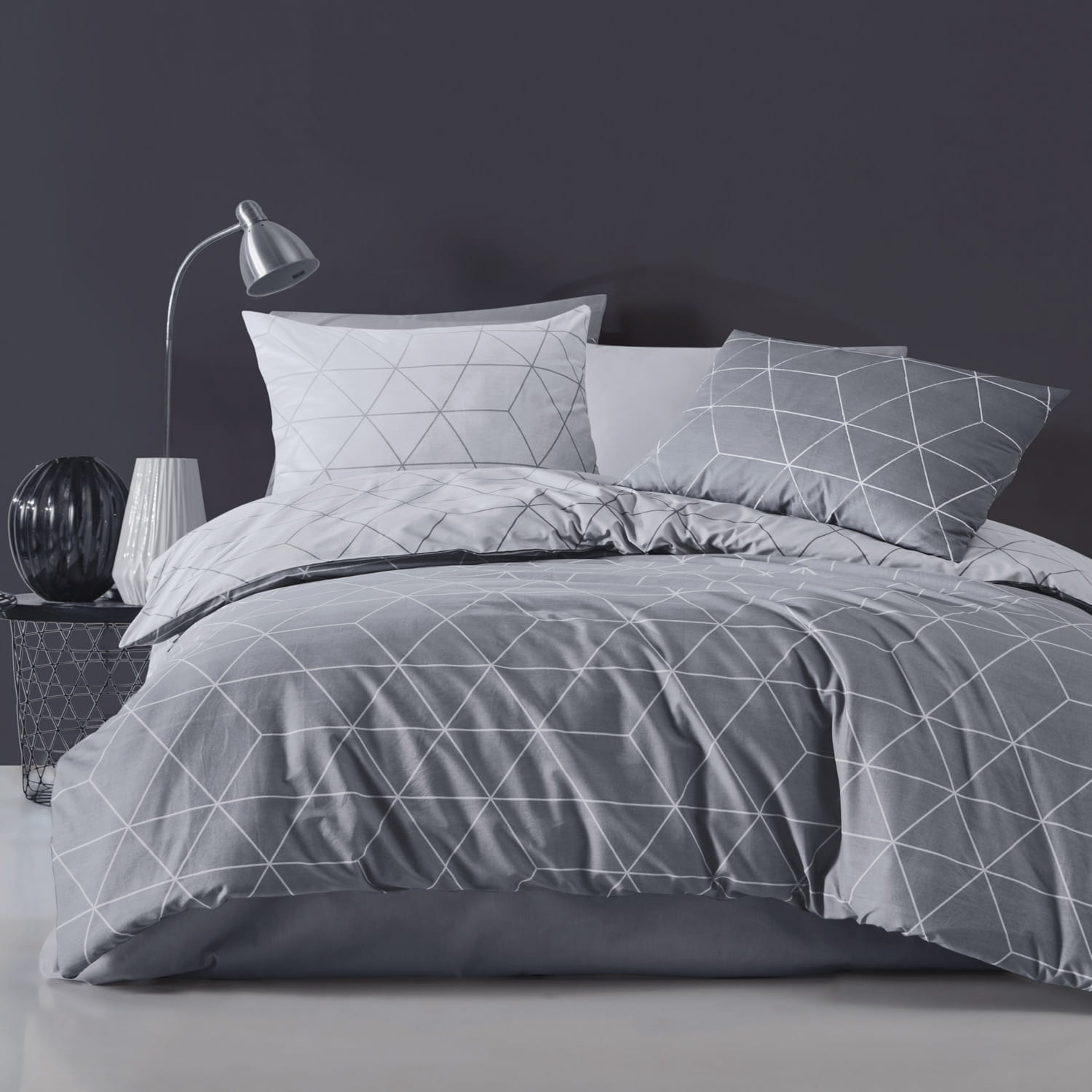 Pościel 160x200 West Grey Exclusive bawełniana