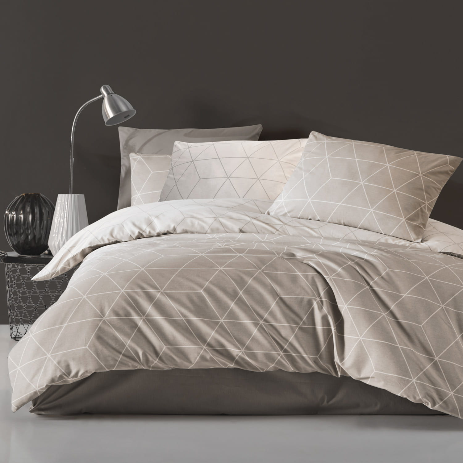 Pościel 200x220 West Beige Exclusive bawełniana