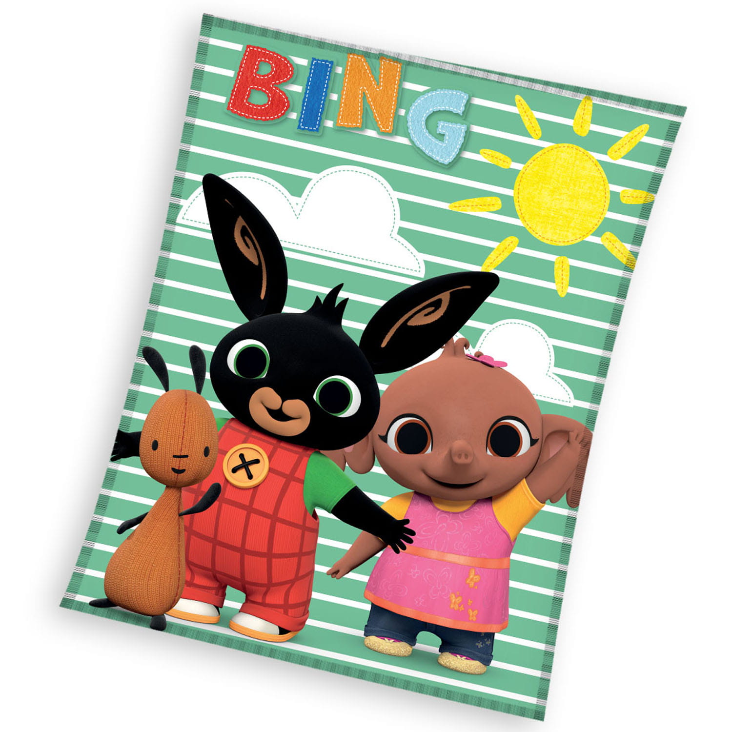 Koc 150x200 Bing i Sula polarowy dziecięcy