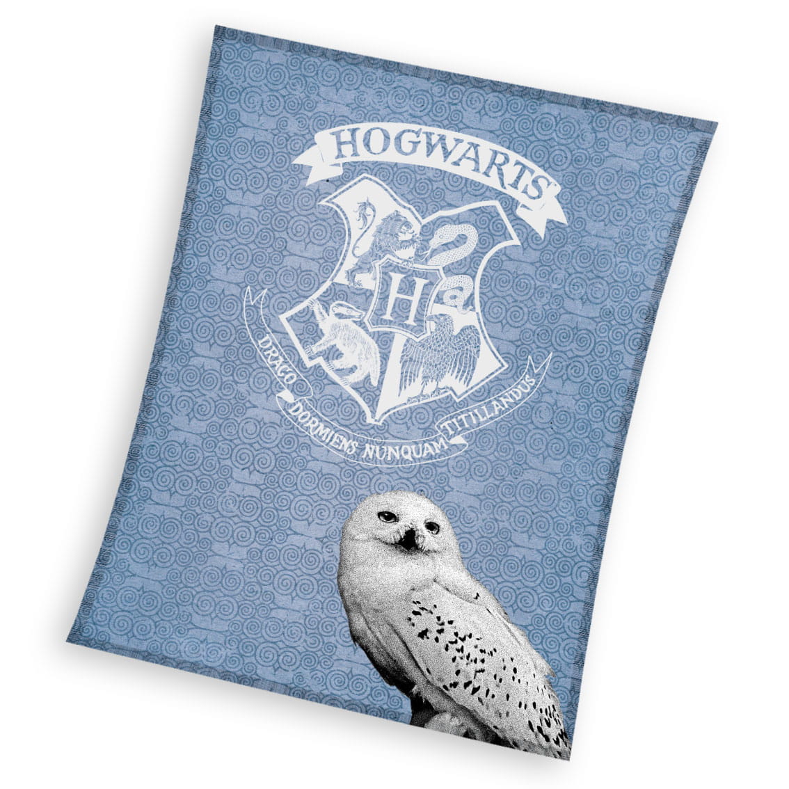 Koc 130x170 Harry Potter Hedwiga polarowy dziecięcy