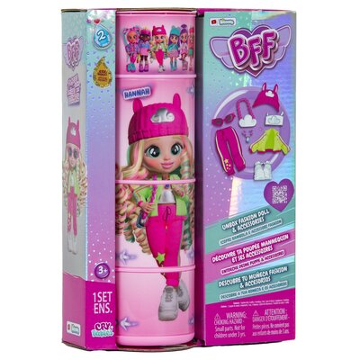 Cry Babies BFF Seria 2 Lalka Hannah 20 cm + akcesoria