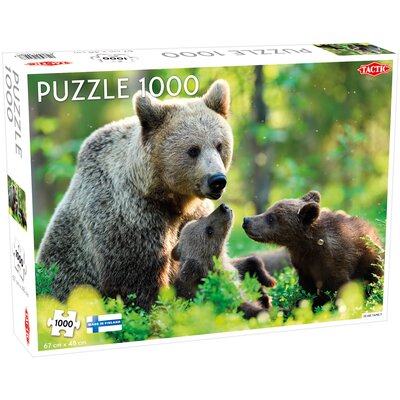 Puzzle Bear Family (Niedźwiadki) 1000 - Tactic