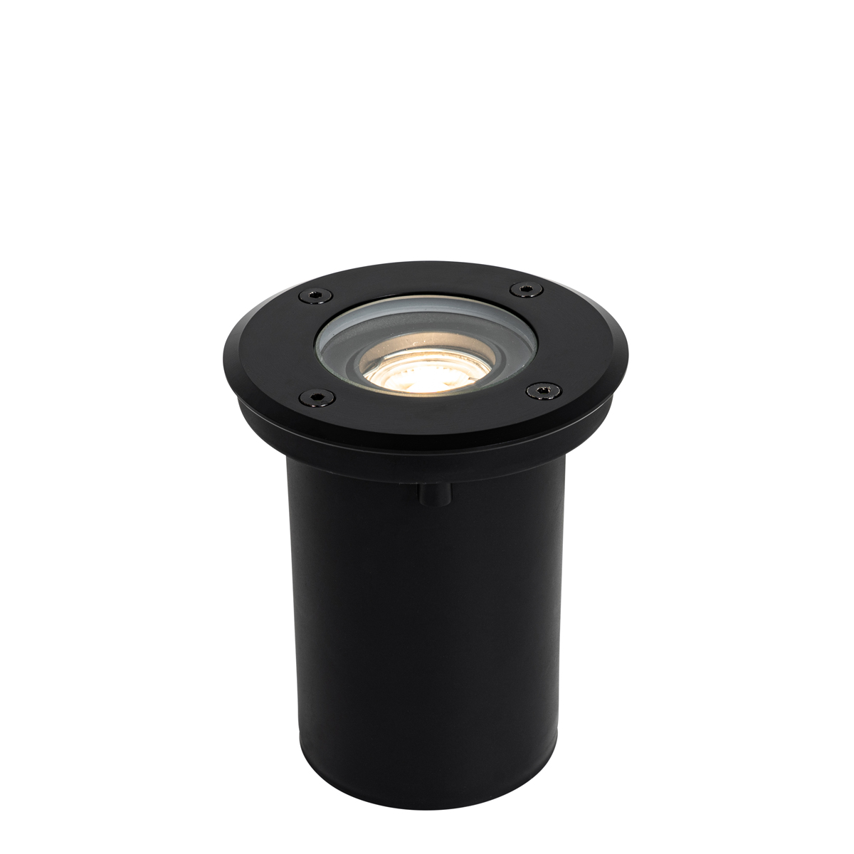 QAZQA Nowoczesny reflektor zewnętrzny naziemny czarny 35 mm regulowany IP65 - Delux