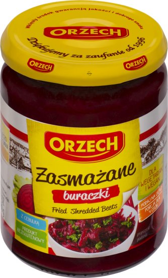 Buraczki Zasmażane bezglutenowe 480g - Orzech