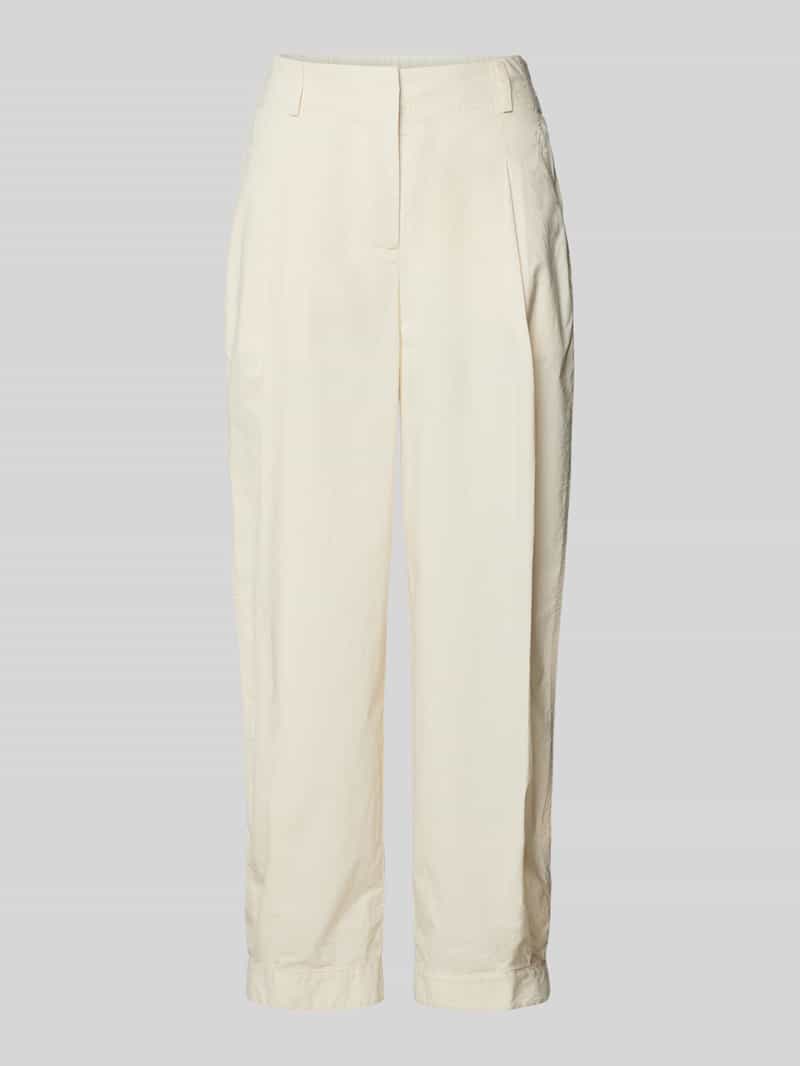 Spodnie materiałowe o kroju balloon fit o długości 7/8