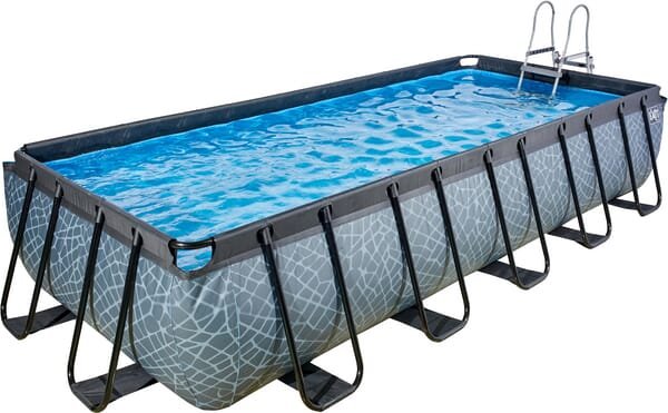 Basen kąpielowy na stelażu, 5,4 x 2,5 x 1 m, kamień  30175300EX