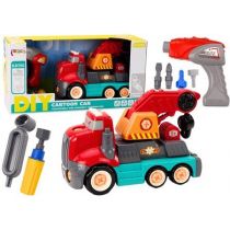 Ciężarówka kreskówkowa do rozkręcania DIY Leantoys