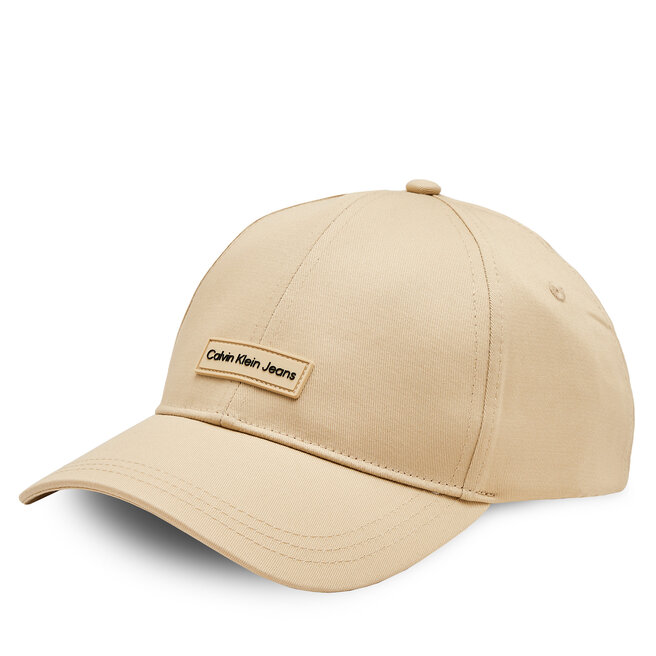 Czapka z daszkiem Calvin Klein Jeans Inst Patch Cap K50K512141 Beżowy