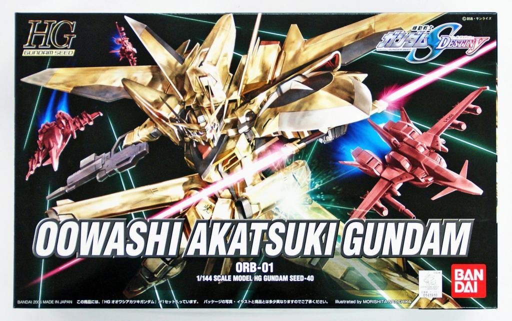 gundam - hg 1/144 shiranui akatsuki orb-01 - model kit